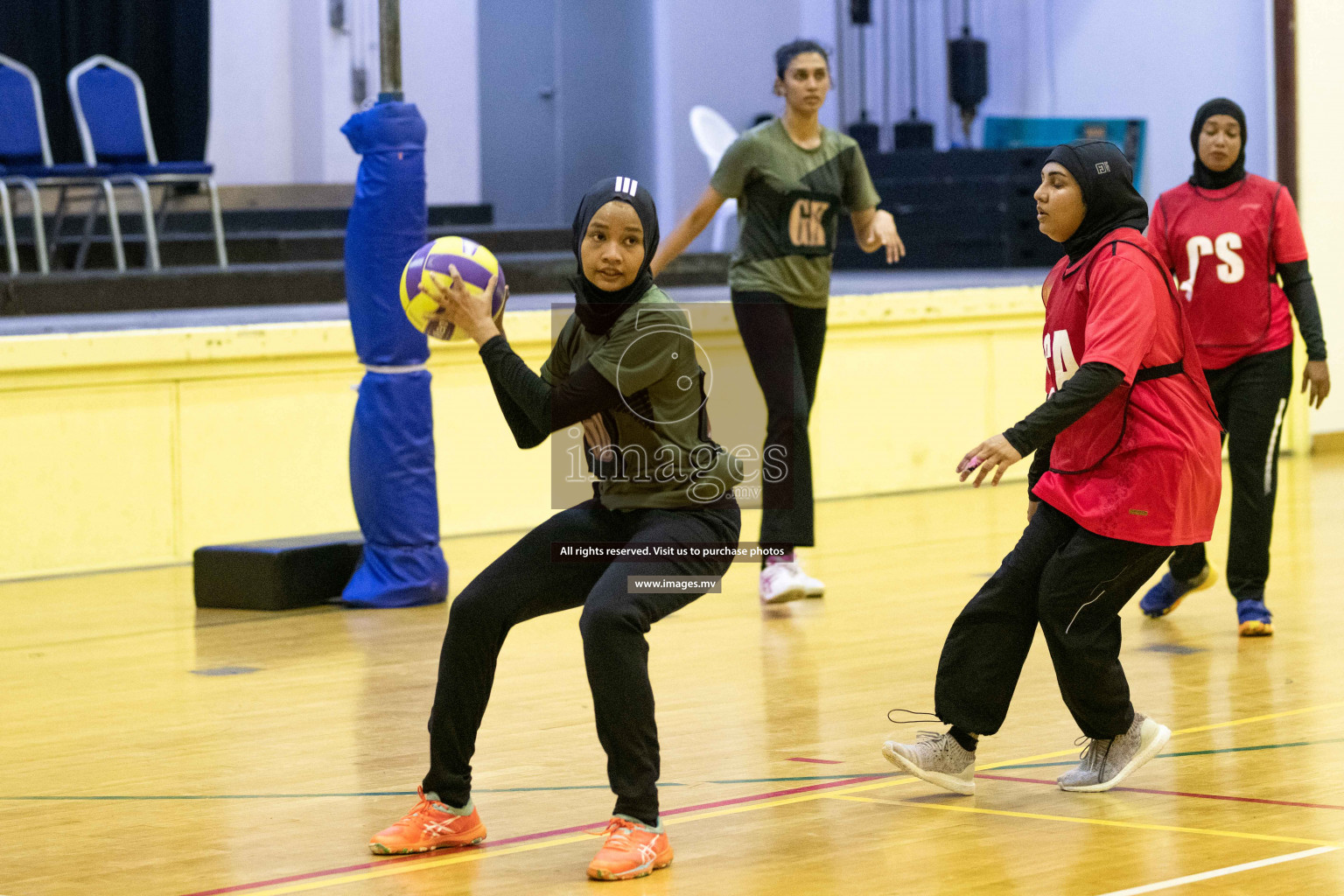 Milo National Netball Tournament 27 November 2021 at Social Center Indoor Court, Male, Maldives. Photos: Maanish/ Images Mv