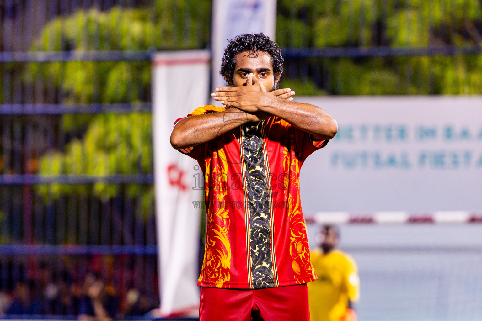Dharavandhoo vs Thulhaadhoo in Day 3 of Better in Baa Futsal Fiesta 2025 Men's division held in B. Eydhafushi, Maldives on Friday, 7th November 2025. Photos: Nausham Waheed / images.mv