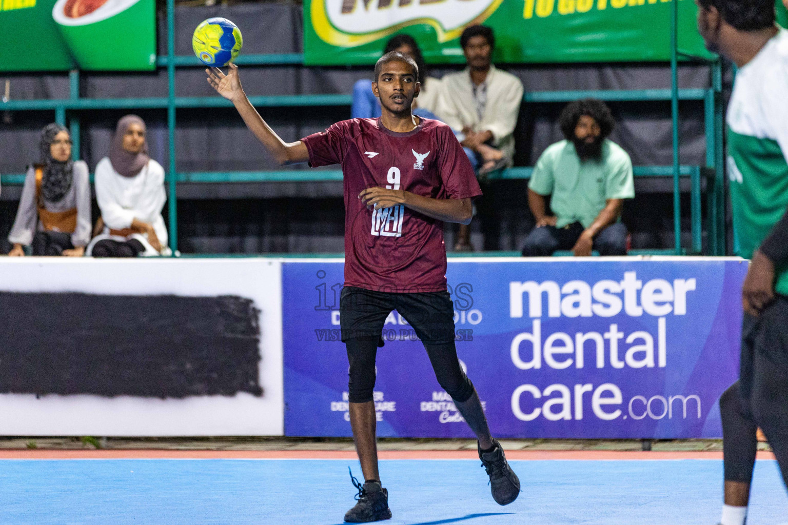 Day 17 of 10th National Handball Tournament 2023, held in Handball ground, Male', Maldives on Friday, 15th December 2023 Photos: Nausham Waheed/ Images.mv