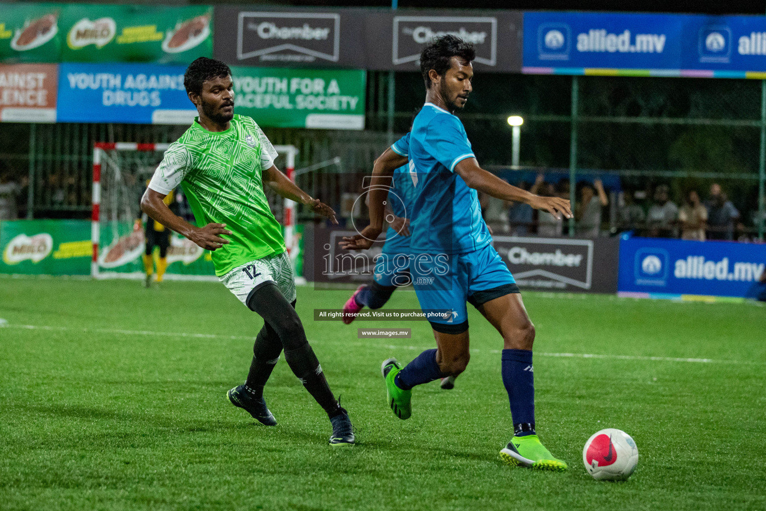 MACL vs Team DJA in Club Maldives Cup 2022 was held in Hulhumale', Maldives on Tuesday, 18th October 2022. Photos: Hassan Simah/ images.mv