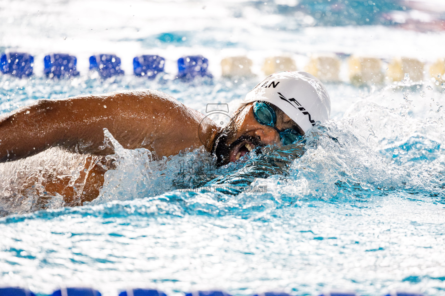 Day 6 of National Swimming Competition 2024 held in Hulhumale', Maldives on Wednesday, 18th December 2024. 
Photos: Hassan Simah / images.mv