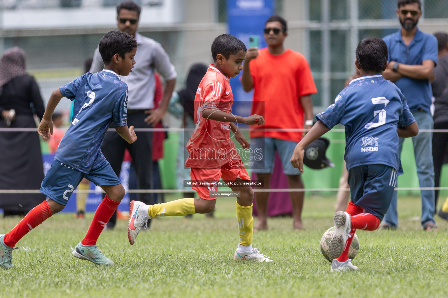 Day 1 of Nestle kids football fiesta, held in Henveyru Football Stadium, Male', Maldives on Wednesday, 11th October 2023 Photos: Shut Abdul Sattar/ Images.mv