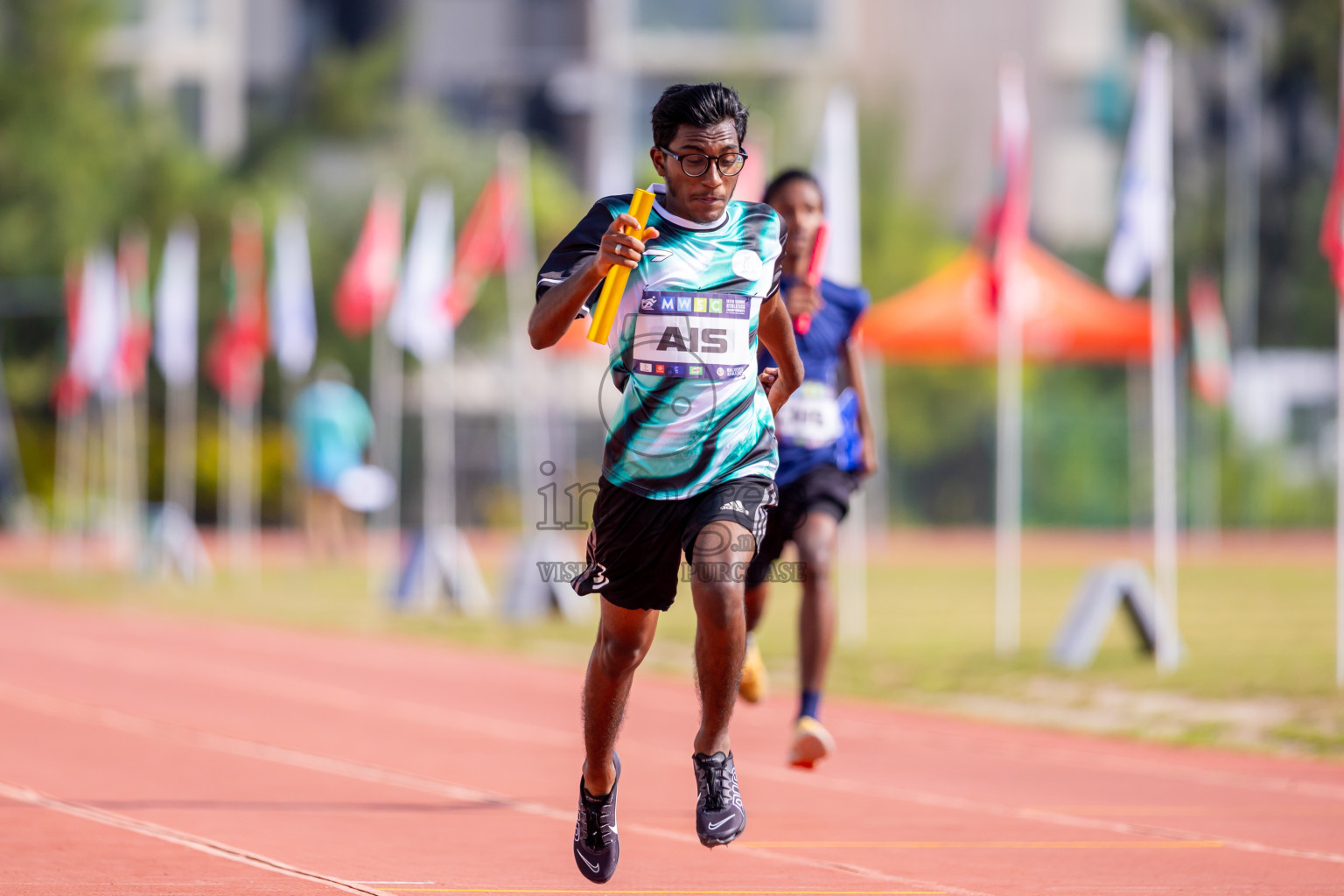 Day 6 of MWSC Interschool Athletics Championships 2024 held in Hulhumale Running Track, Hulhumale, Maldives on Thursday, 14th November 2024. Photos by: Nausham Waheed / Images.mv