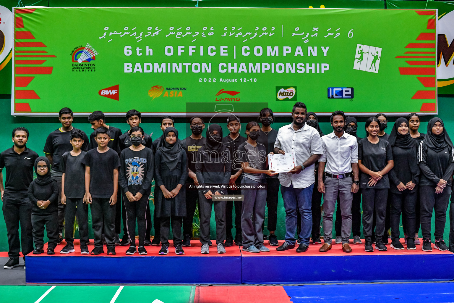 Final of 6th Office Company Badmintion Championship held in Male', Maldives Photos: Nausham Waheed / Images.mv