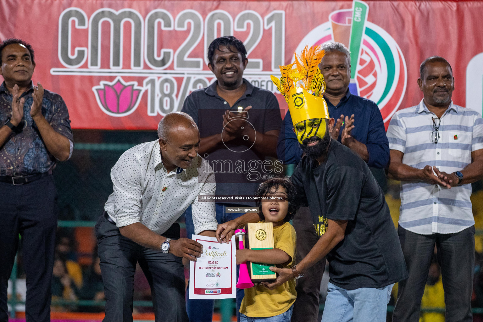 RRC Vs FSM in the Semi Finals of Club Maldives 2021 held in Hulhumale, Maldives on 19 December 2021. Photos: Ismail Thoriq / images.mv