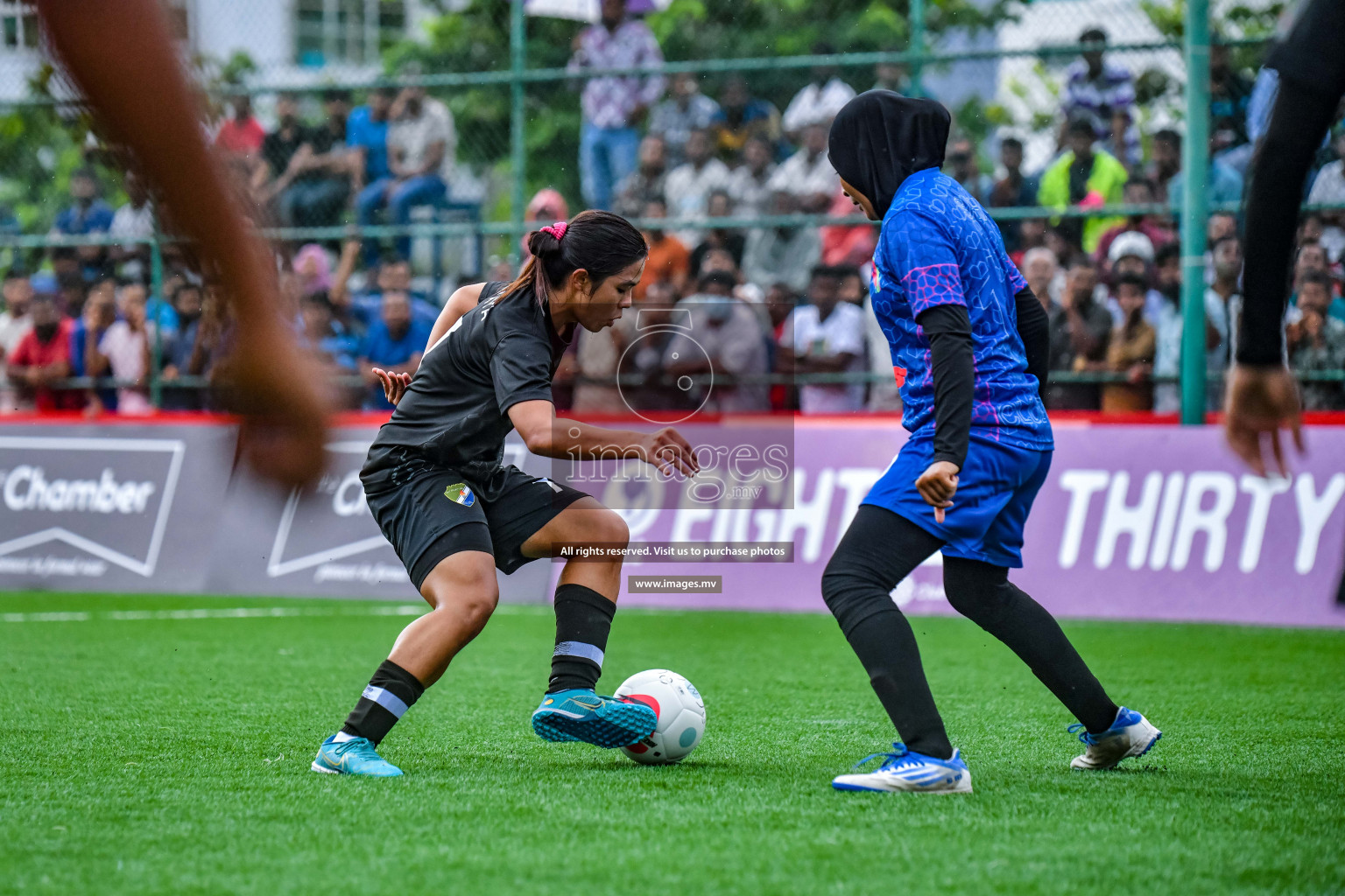 DSC vs Club MYS in Eighteen Thirty Women's Futsal Fiesta 2022 was held in Hulhumale', Maldives on Friday, 14th October 2022. Photos: Nausham Waheed / images.mv