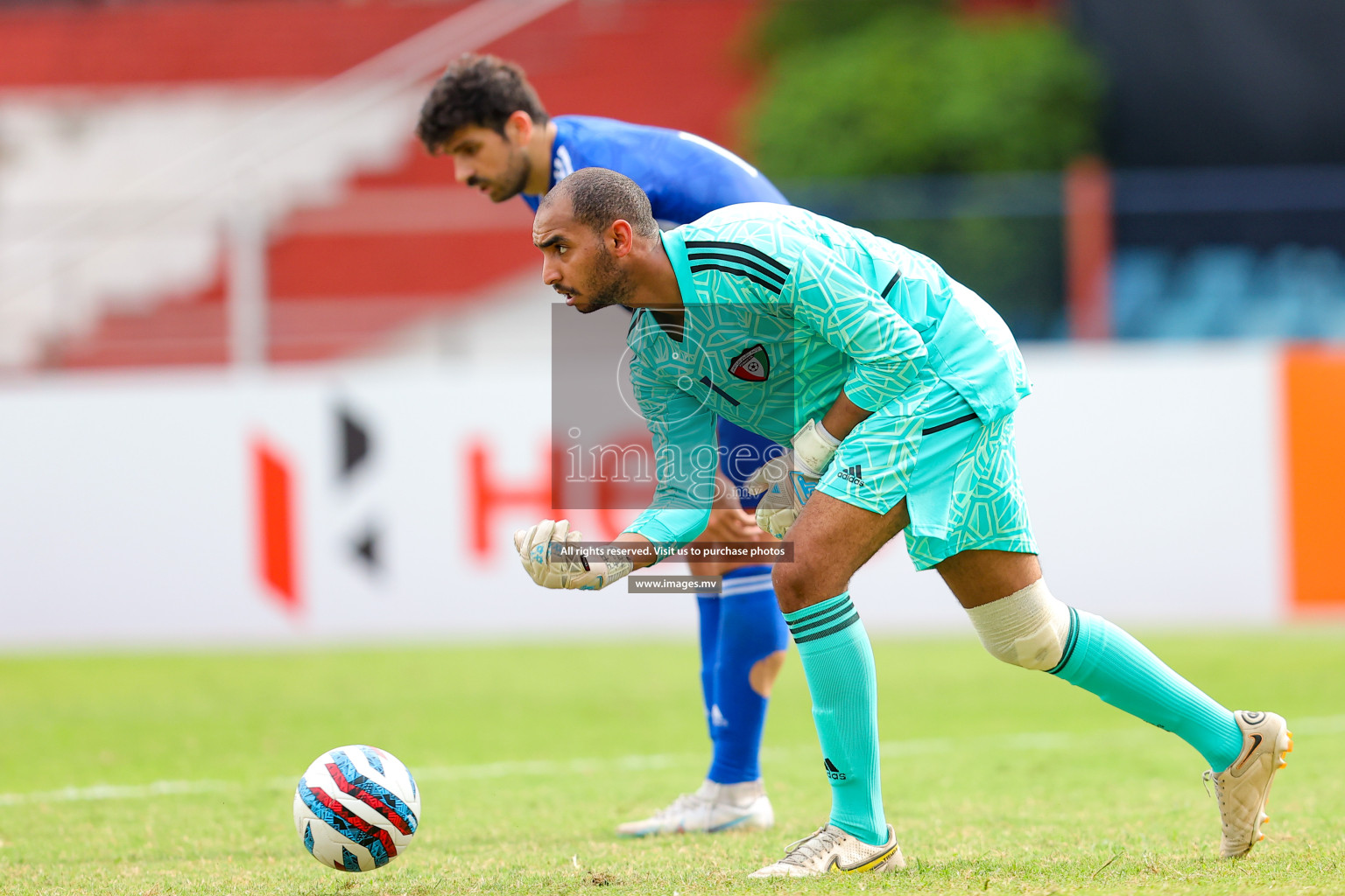 Kuwait vs Bangladesh in the Semi-final of SAFF Championship 2023 held in Sree Kanteerava Stadium, Bengaluru, India, on Saturday, 1st July 2023. Photos: Nausham Waheed, Hassan Simah / images.mv