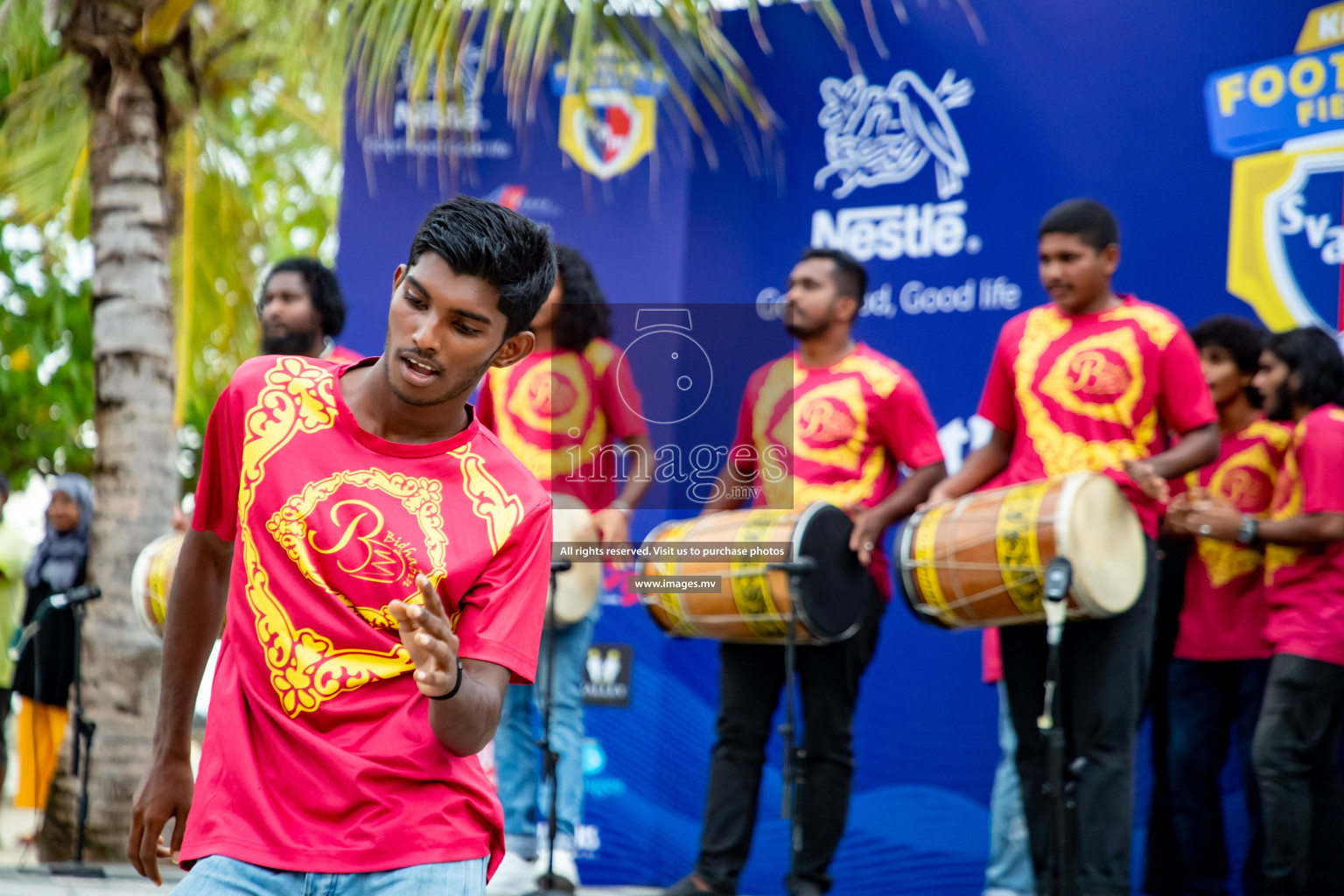 Draw Ceremony of Nestle' Kids Football Fiesta 2023 held in Artificial Beach, Male', Maldives on Saturday, 7th October 2023