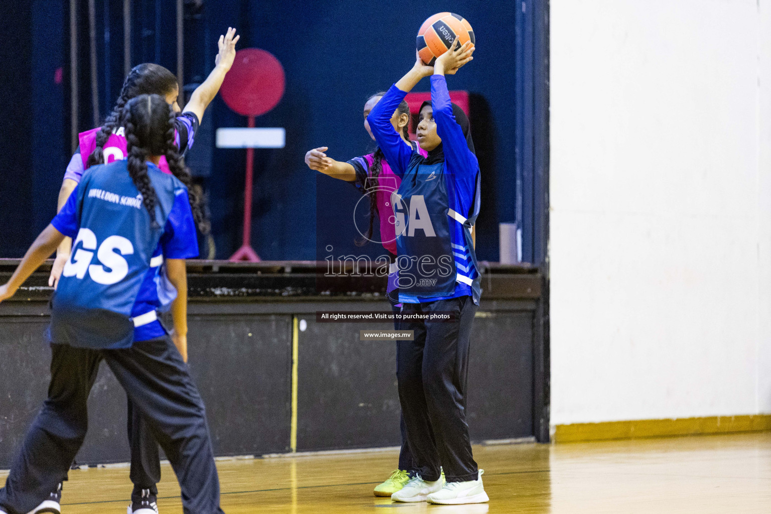 Day3 of 24th Interschool Netball Tournament 2023 was held in Social Center, Male', Maldives on 29th October 2023. Photos: Nausham Waheed, Mohamed Mahfooz Moosa / images.mv