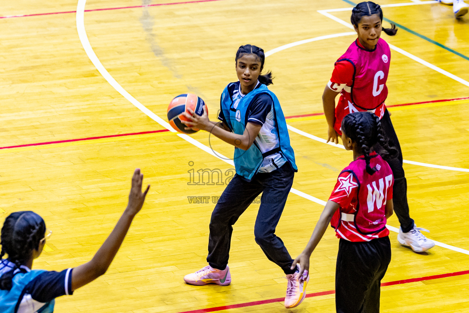 Day 14 of 25th Inter-School Netball Tournament was held in Social Center at Male', Maldives on Sunday, 25th August 2024. Photos: Nausham Waheed / images.mv