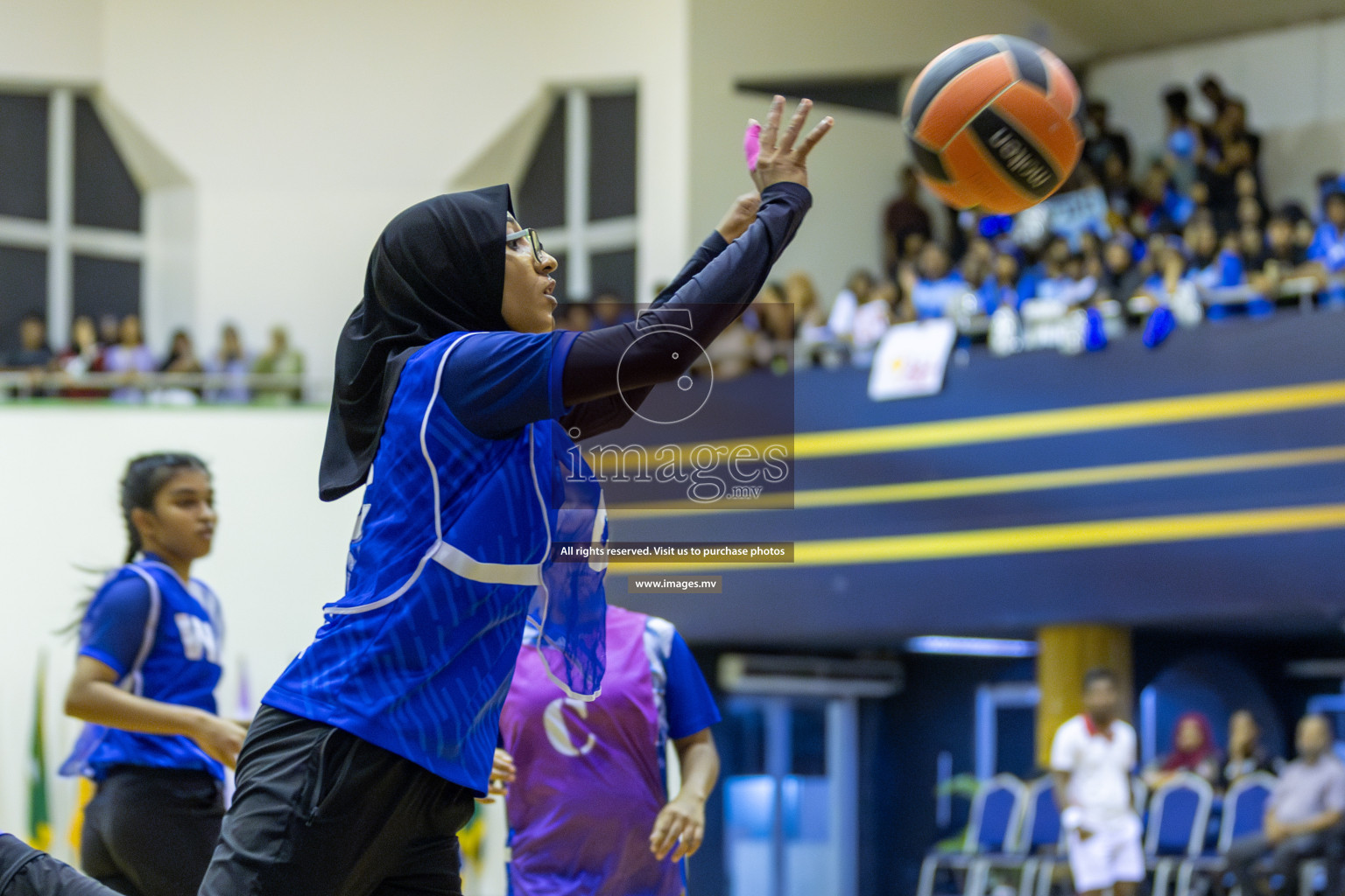 Day 11 of 24th Interschool Netball Tournament 2023 was held in Social Center, Male', Maldives on 6th November 2023. Photos: Mohamed Mahfooz Moosa / images.mv