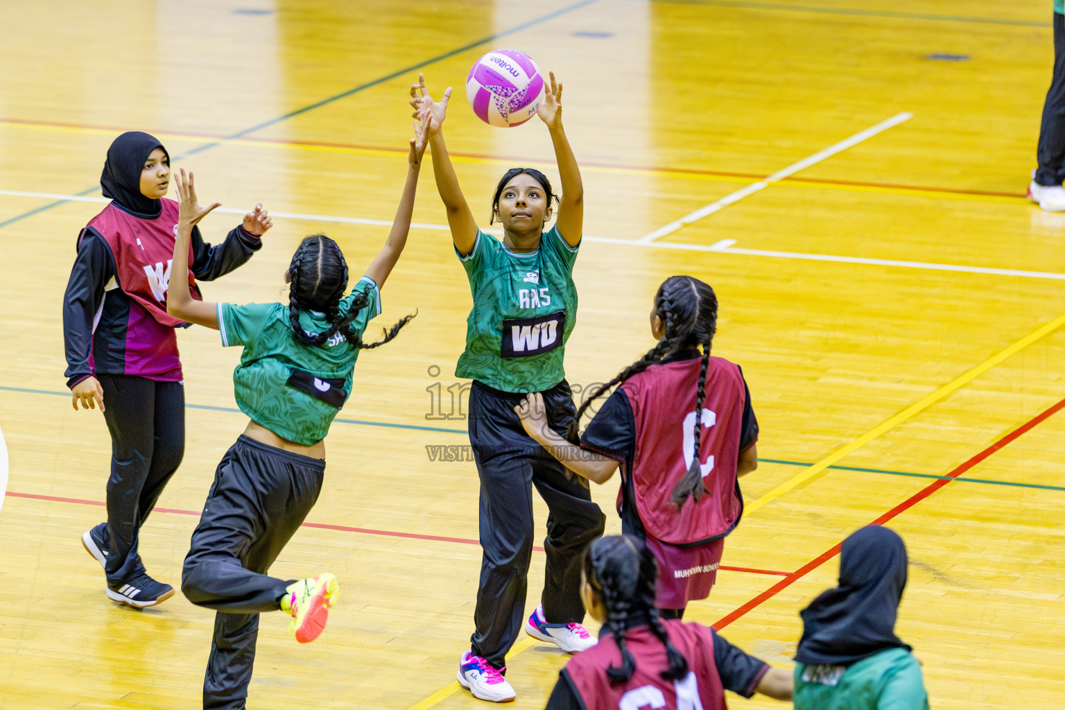 Day 4 of Inter-School Netball Tournament 2025 was held in Social Center Indoor Hall on Tuesday, 21th October 2025. Photos: Areef Adam / images.mv