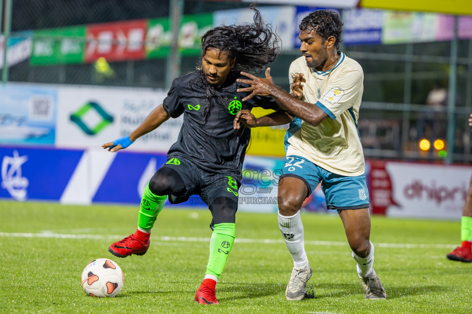Road Recreation Club vs Team Naivaadhoo in Kings Cup of Club Maldives  2025 was held in Rehendhi Futsal Ground, Hulhumale', Maldives on Saturday, 6th September 2025. Photos: Ismail Thoriq / images.mv