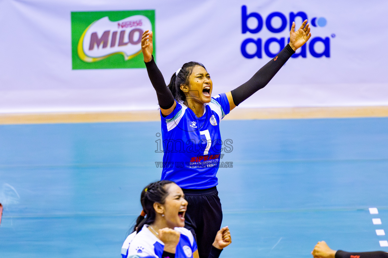 Nepal Police Club vs Humo VC in the Final of CAVA Woman's Volleyball Club Championship 2024 was held in Social Center, Male', Maldives on Saturday, 21st September 2024. Photos: Nausham Waheed / images.mv