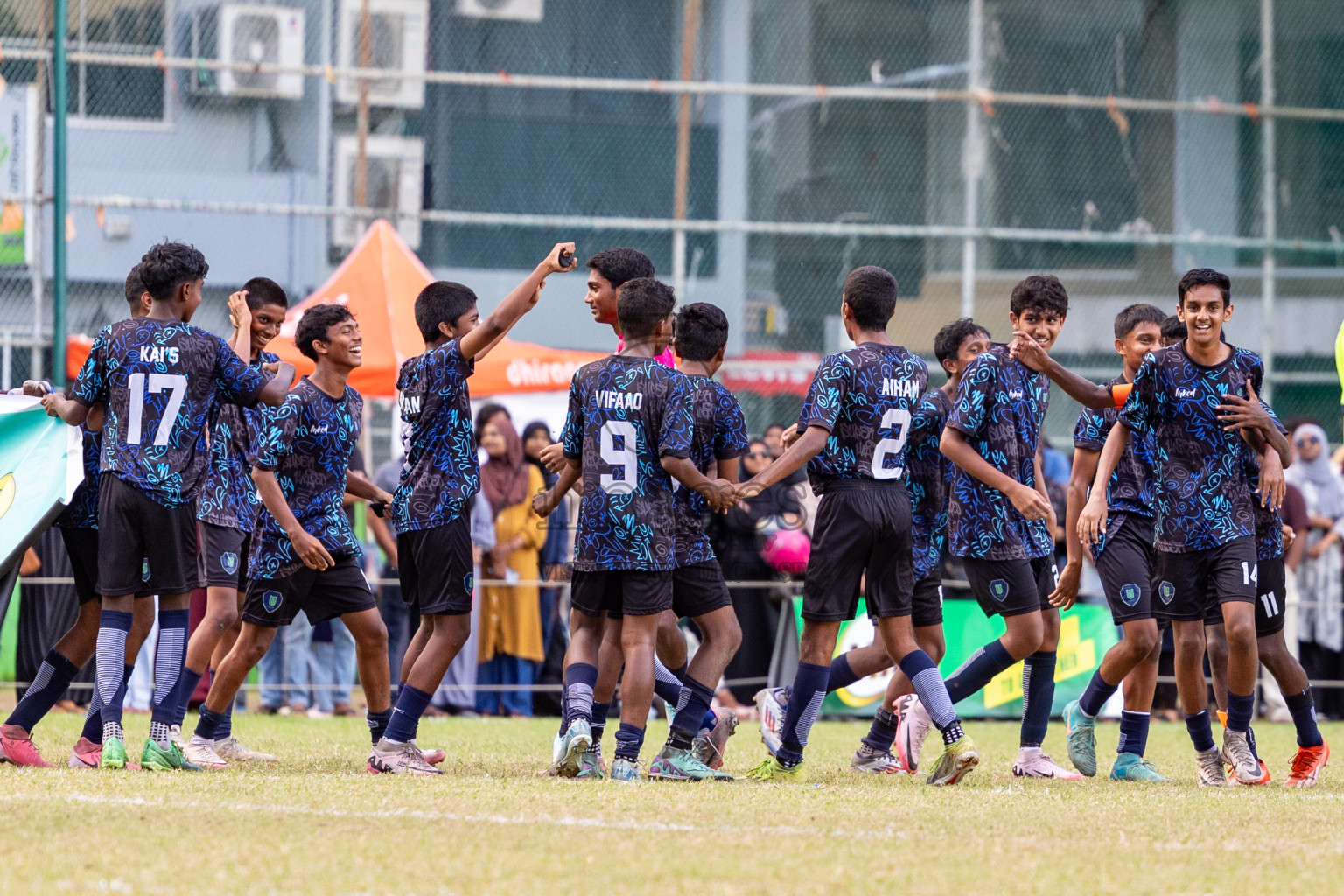 Day 4 of MILO Academy Championship 2024 (U-14) was held in Henveyru Stadium, Male', Maldives on Sunday, 3rd November 2024. Photos: Hassan Simah / Images.mv