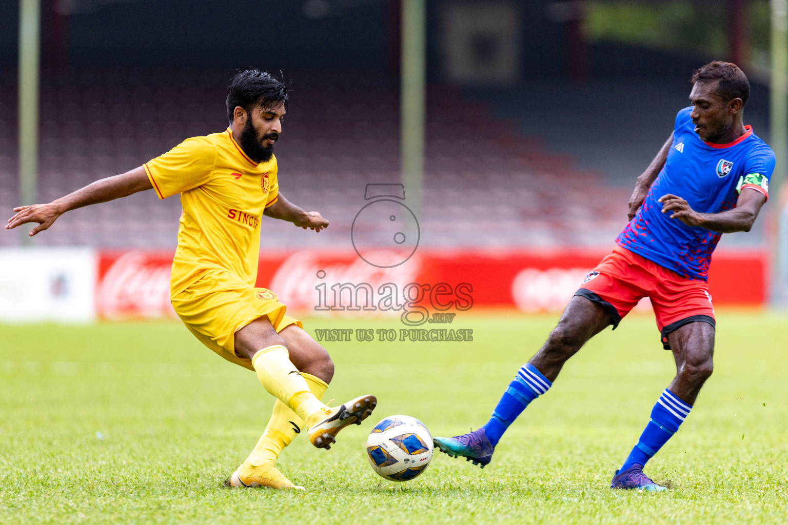 Club P.K vs Victory Sports Club in Day 3 of Second Division 2023 in Male' Maldives on Thursday, 28th December 2023. Photos: Nausham Waheed / images.mv