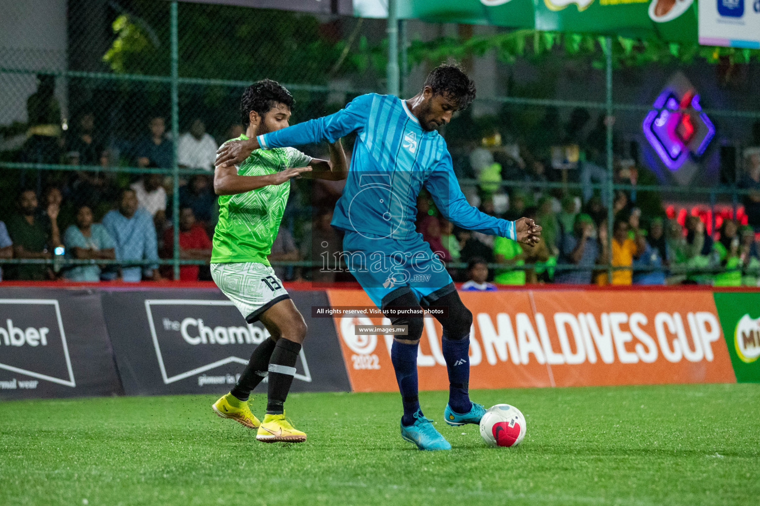 MACL vs Team DJA in Club Maldives Cup 2022 was held in Hulhumale', Maldives on Tuesday, 18th October 2022. Photos: Hassan Simah/ images.mv