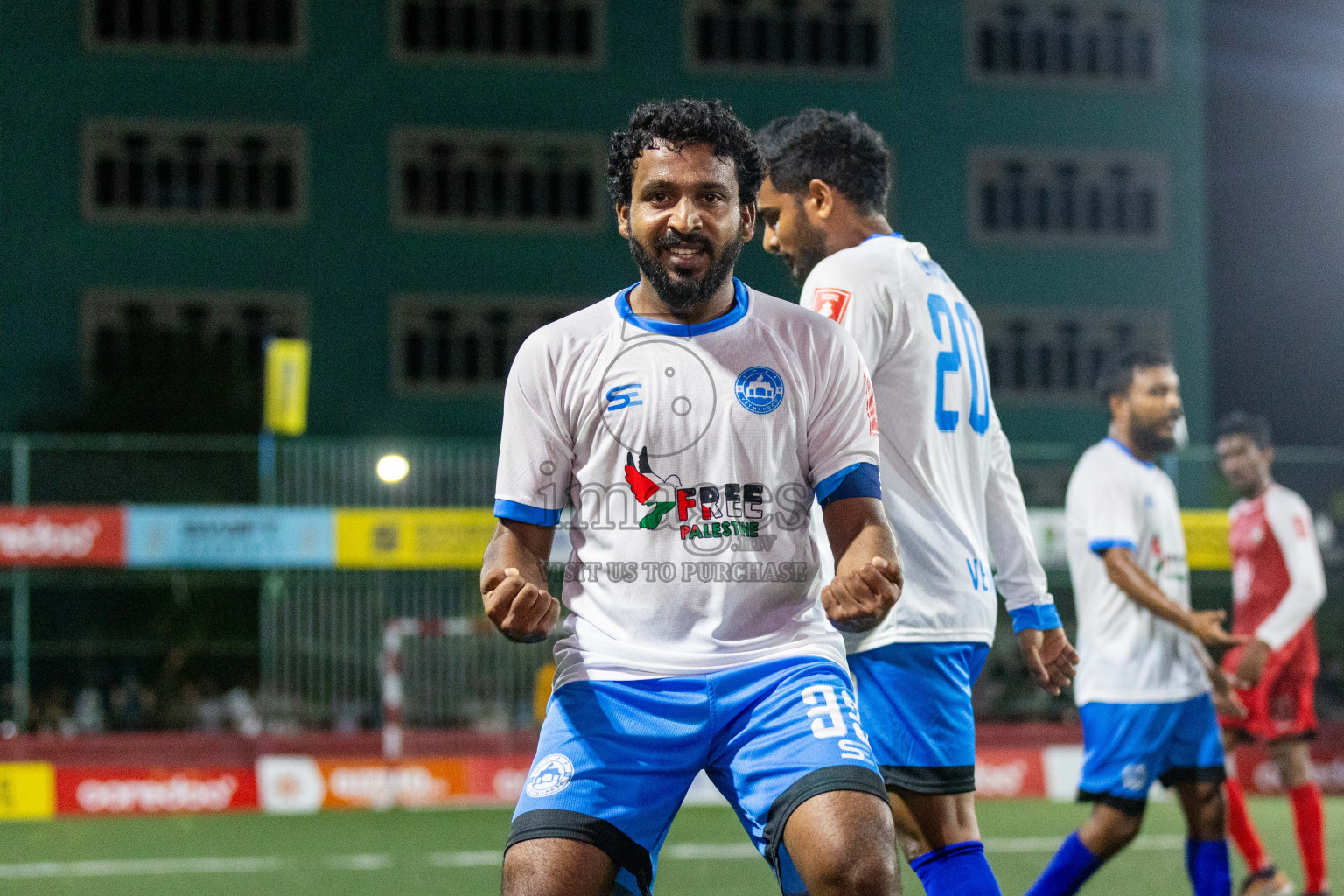 Th Madifushi vs Th Veymandoo in Day 20 of Golden Futsal Challenge 2024 was held on Saturday , 3rd February 2024 in Hulhumale', Maldives Photos: Nausham Waheed / images.mv