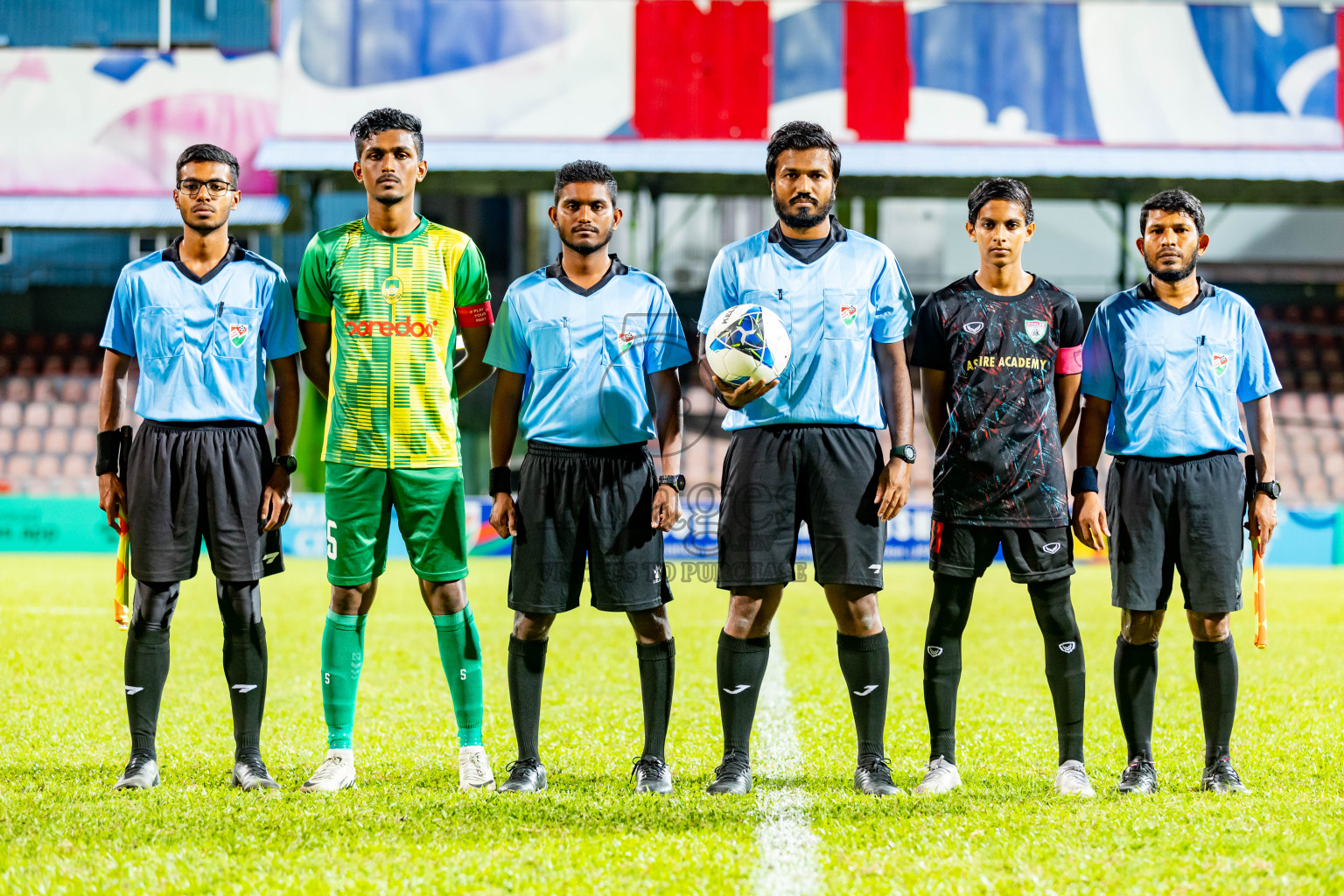 Maziya SRC vs Club Eagles in Day 4 of Under 19 Youth Championship 2024 was held at National Stadium in Male', Maldives on Thursday, 13th June 2024. Photos: Nausham Waheed / images.mv