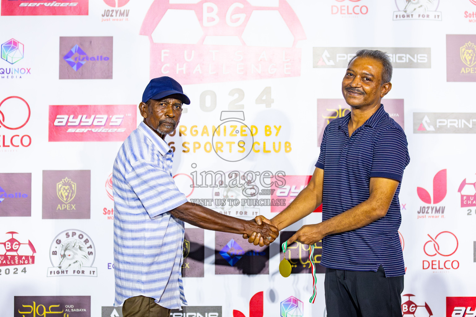 JJ Sports Club vs Club PK in Day 5 of BG Futsal Challenge 2024 was held on Saturday, 16th March 2024, in Male', Maldives Photos: Nausham Waheed / images.mv