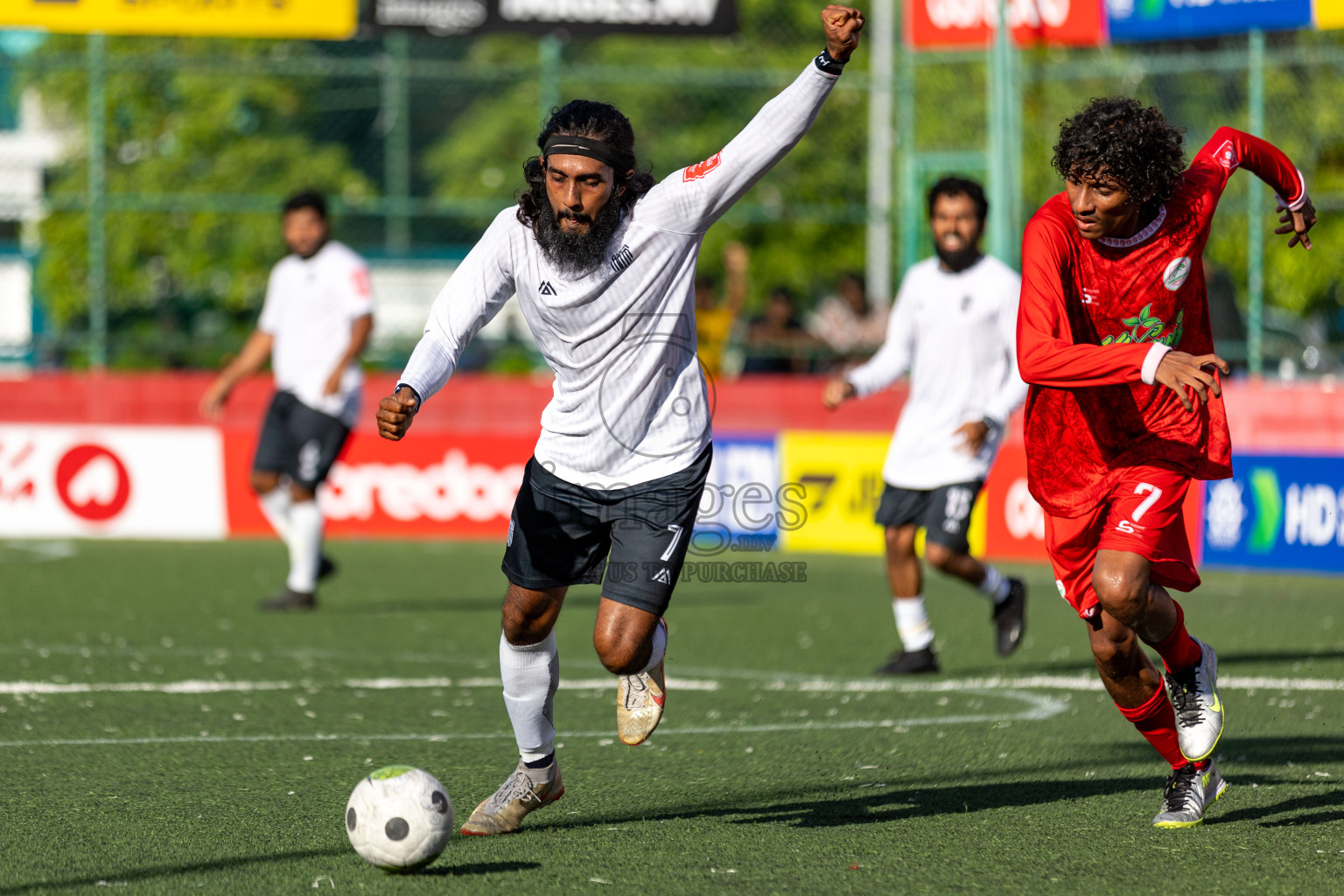 Th. Buruni vs Th. Gaadhiffushi in Day 6 of Golden Futsal Challenge 2024 was held on Saturday, 20th January 2024, in Hulhumale', Maldives 
Photos: Hassan Simah / images.mv