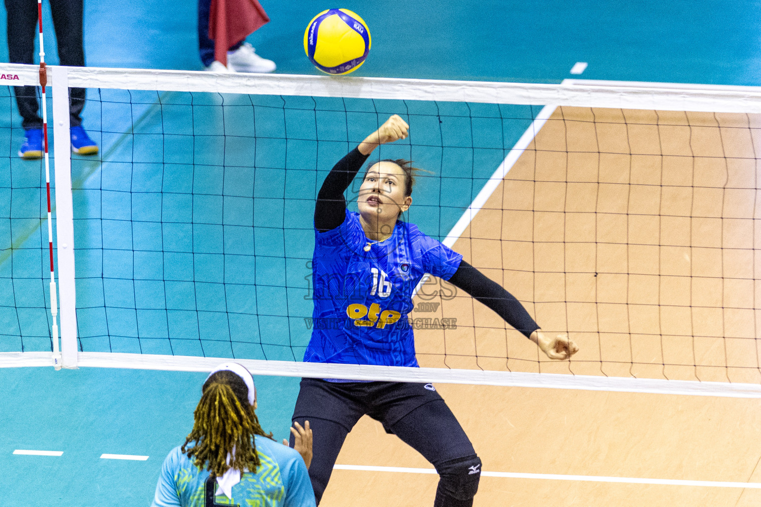 Final of Women's Division of Volleyball Association Cup 2023 held in Male', Maldives on Tuesday, 9th January 2024 at Social Center Indoor Hall Photos By: Nausham Waheed /images.mv