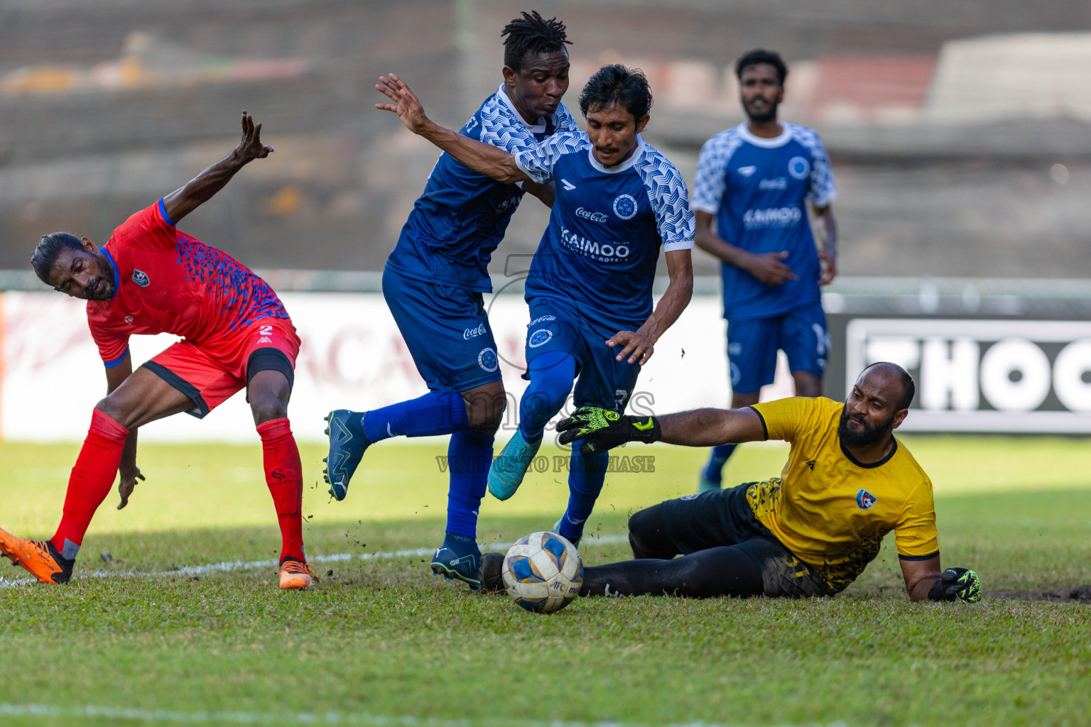 New Radiant SC vs Club PK in the Quarter Final of Second Division 2023 in Male' Maldives on Tuesday, 6th February 2023. Photos: Nausham Waheed / images.mv