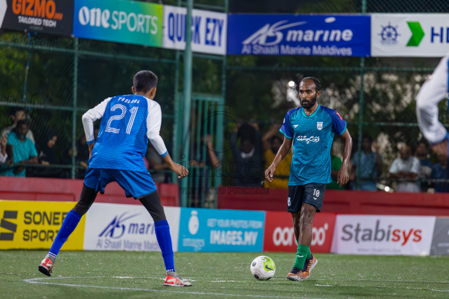 M Mulak vs F Bilehdhoo on Day 36 of Golden Futsal Challenge 2024 was held on Wednesday, 21st February 2024, in Hulhumale', Maldives
Photos: Ismail Thoriq, / images.mv