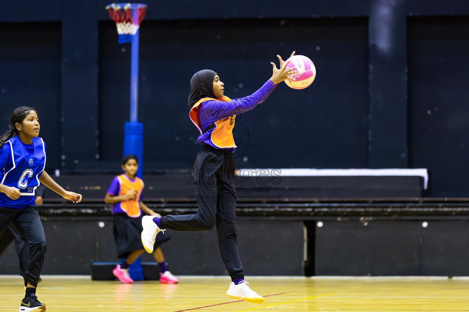 Day 1 of Inter-School Netball Tournament 2025 was held in Social Center Indoor Hall on Saturday, 18th October 2025. Photos: Areef Adam / images.mv