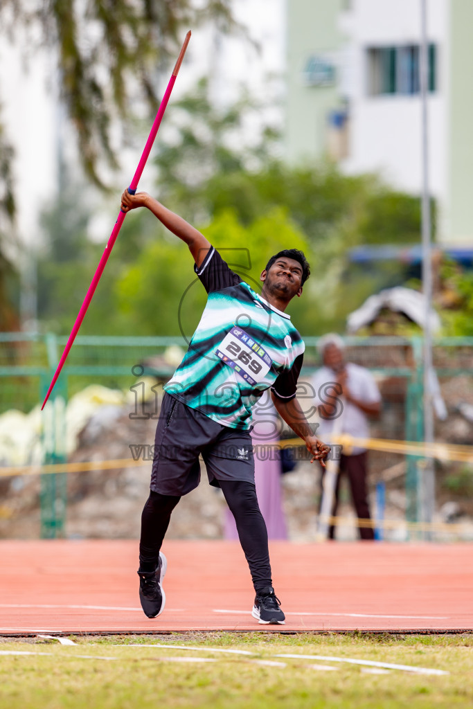 Day 6 of MWSC Interschool Athletics Championships 2024 held in Hulhumale Running Track, Hulhumale, Maldives on Thursday, 14th November 2024. Photos by: Nausham Waheed / Images.mv