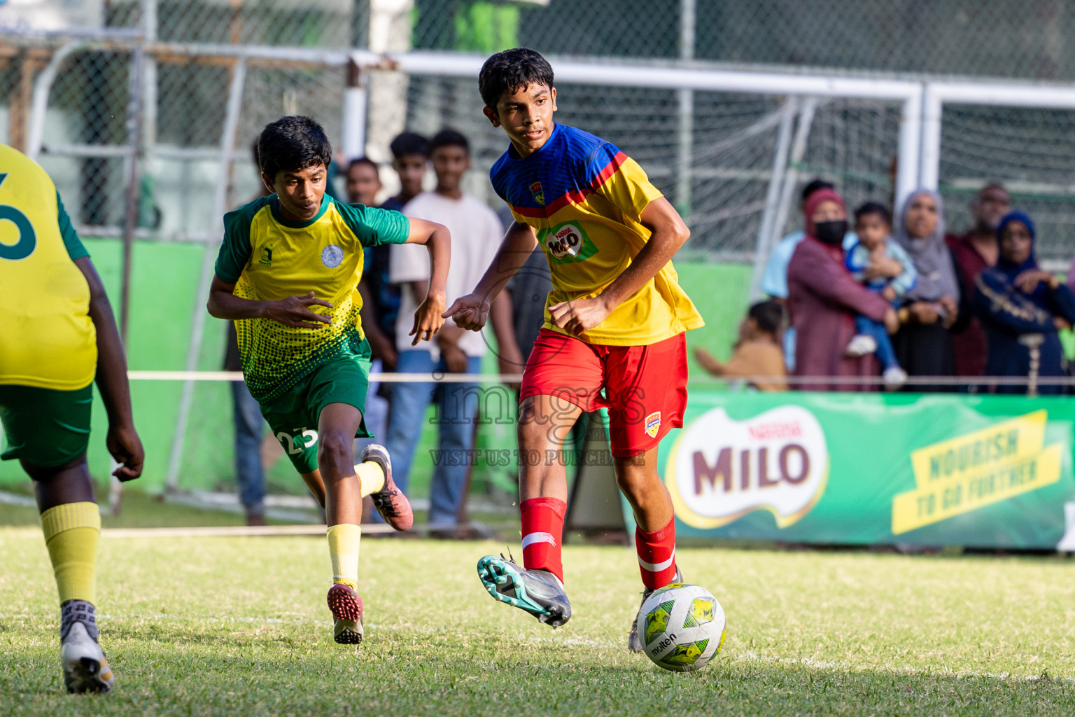 Day 2 of MILO Academy Championship 2024 held in Henveyru Stadium, Male', Maldives on Thursday, 1st November 2024. Photos:Hassan Simah / Images.mv