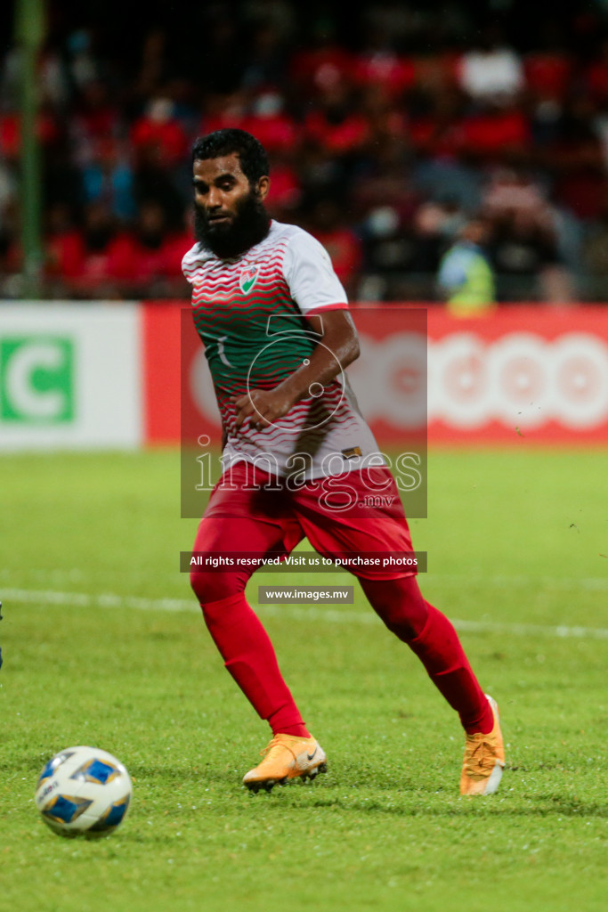 Maldives vs Nepal in SAFF Championship 2021 held on 1st October 2021 in Galolhu National Stadium, Male', Maldives