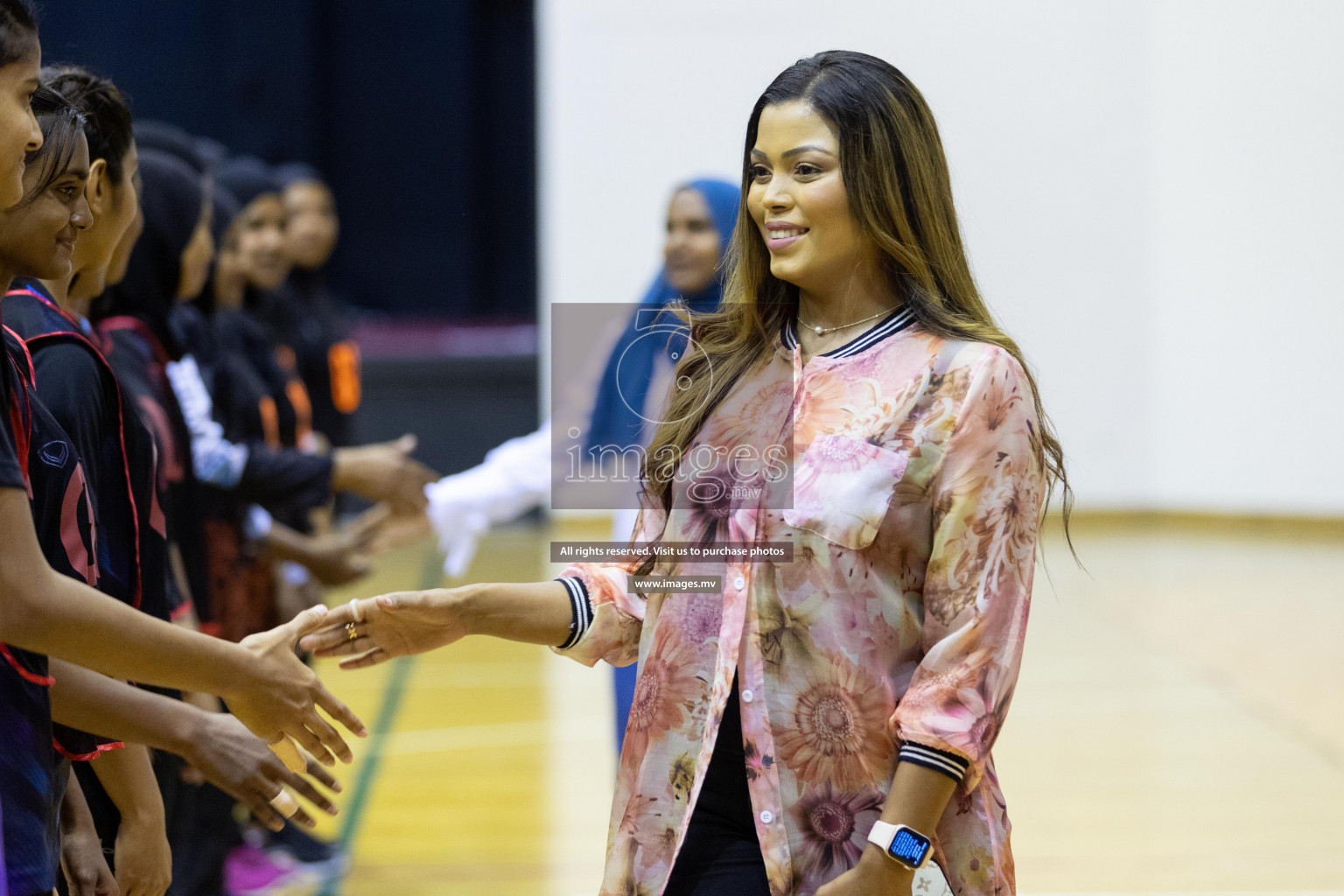 Club Matrix vs Youth United Sports Club in the Milo National Netball Tournament 2022 on 19 July 2022, held in Social Center, Male', Maldives. Photographer: Shuu / Images.mv