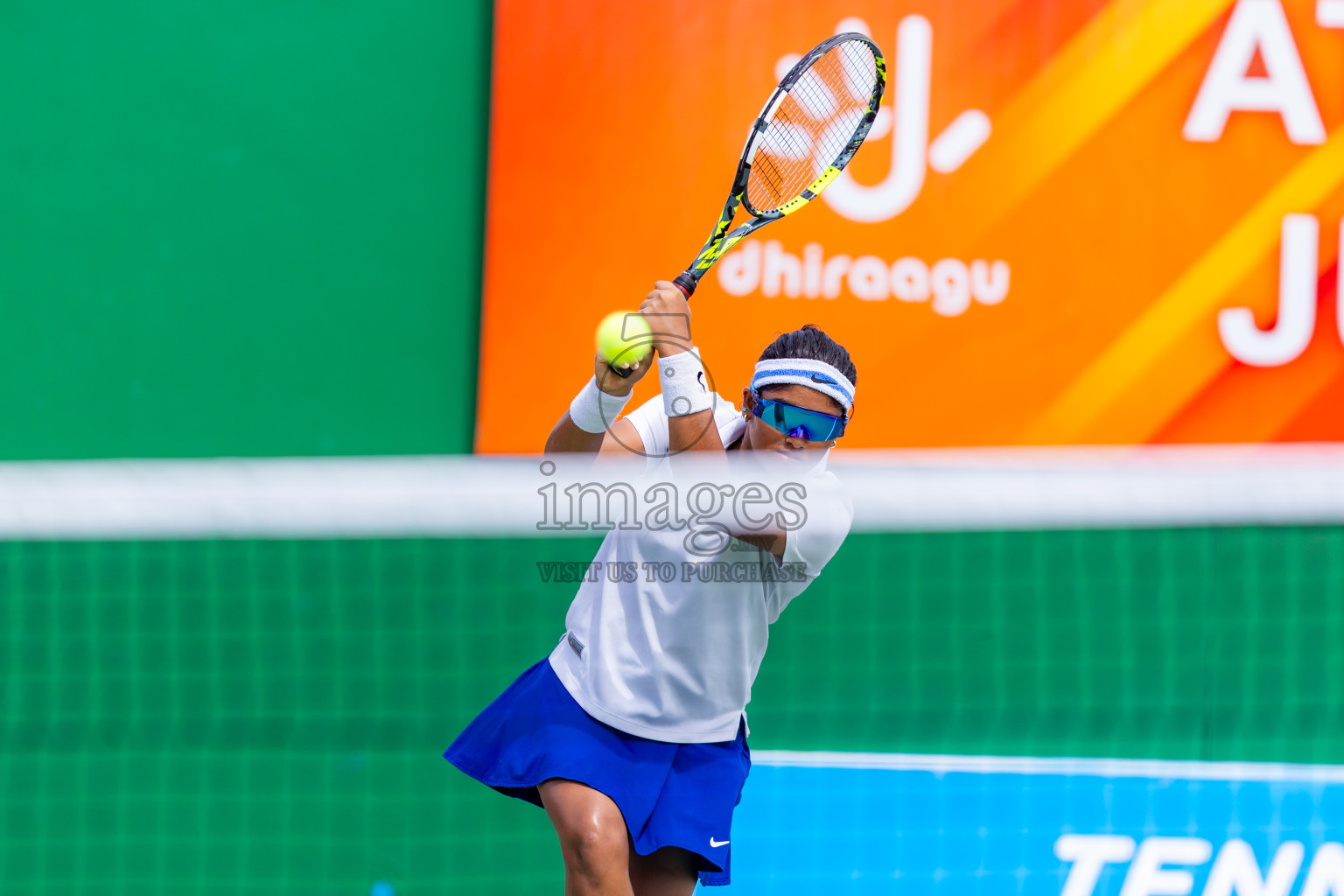 Day 9 of ATF Maldives Junior Open Tennis was held in Male' Tennis Court, Male', Maldives on Friday, 20th December 2024. Photos: Nausham Waheed/ images.mv