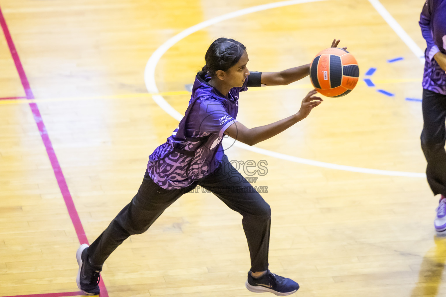 Day 11 of 25th Inter-School Netball Tournament was held in Social Center at Male', Maldives on Wednesday, 21st August 2024.