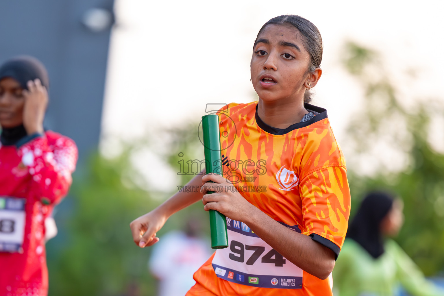 Day 4 of MWSC Interschool Athletics Championships 2024 held in Hulhumale Running Track, Hulhumale, Maldives on Tuesday, 12th November 2024. Photos by: Ismail Thoriq / Images.mv