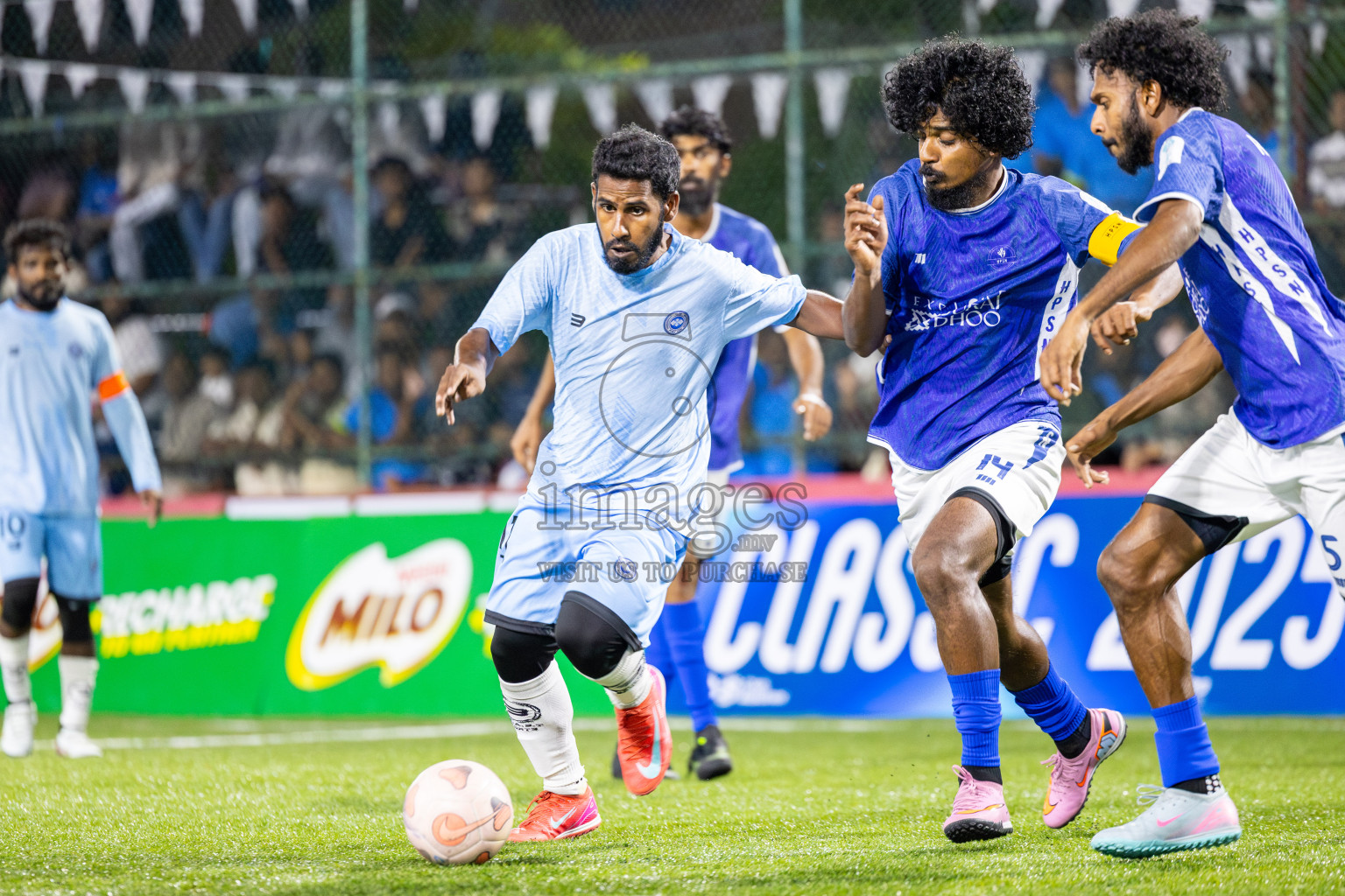 Male City Council (MCC) vs HPSN in Semi Final of Club Maldives Classic 2025 was held in Rehendi Futsal Ground, Hulhumale', Maldives on Wednesday, 1st October 2025. Photos: Ismail Thoriq / images.mv