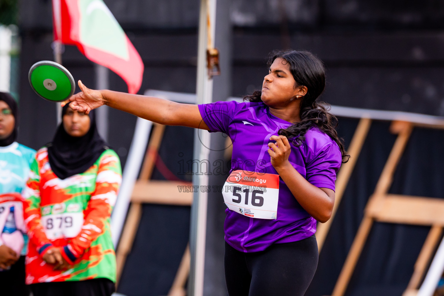 Day 6 of Inter-school Athletics Championship 2025 held in Ekuveni Synthetic Track, Male', Maldives on Sunday, 12th October 2025. Photos by: Nausham Waheed / Images.mv