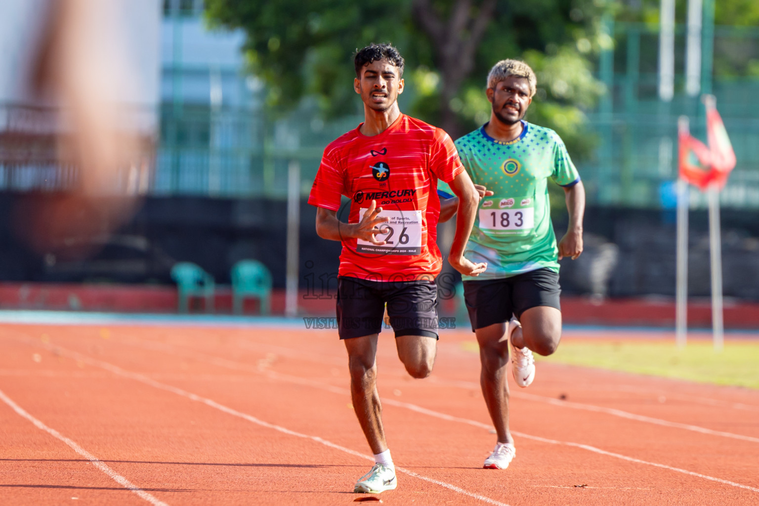 Day 1 of 33rd National Athletics Championship was held in Ekuveni Track at Male', Maldives on Thursday, 5th September 2024. Photos: Nausham Waheed / images.mv