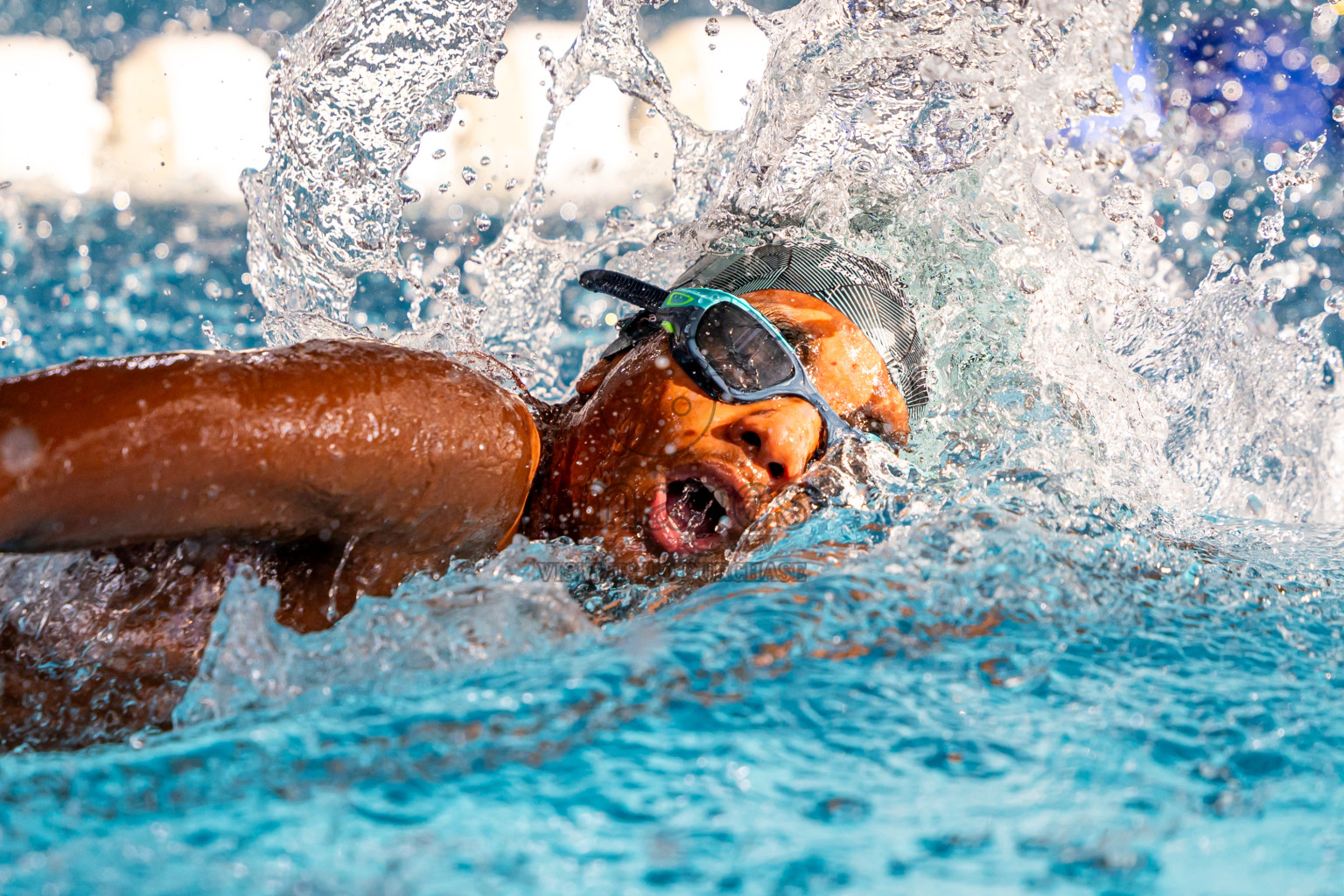 Day 1 of National Swimming Championship 2024 held in Hulhumale', Maldives on Friday, 13th December 2024. Photos: Nausham Waheed / images.mv