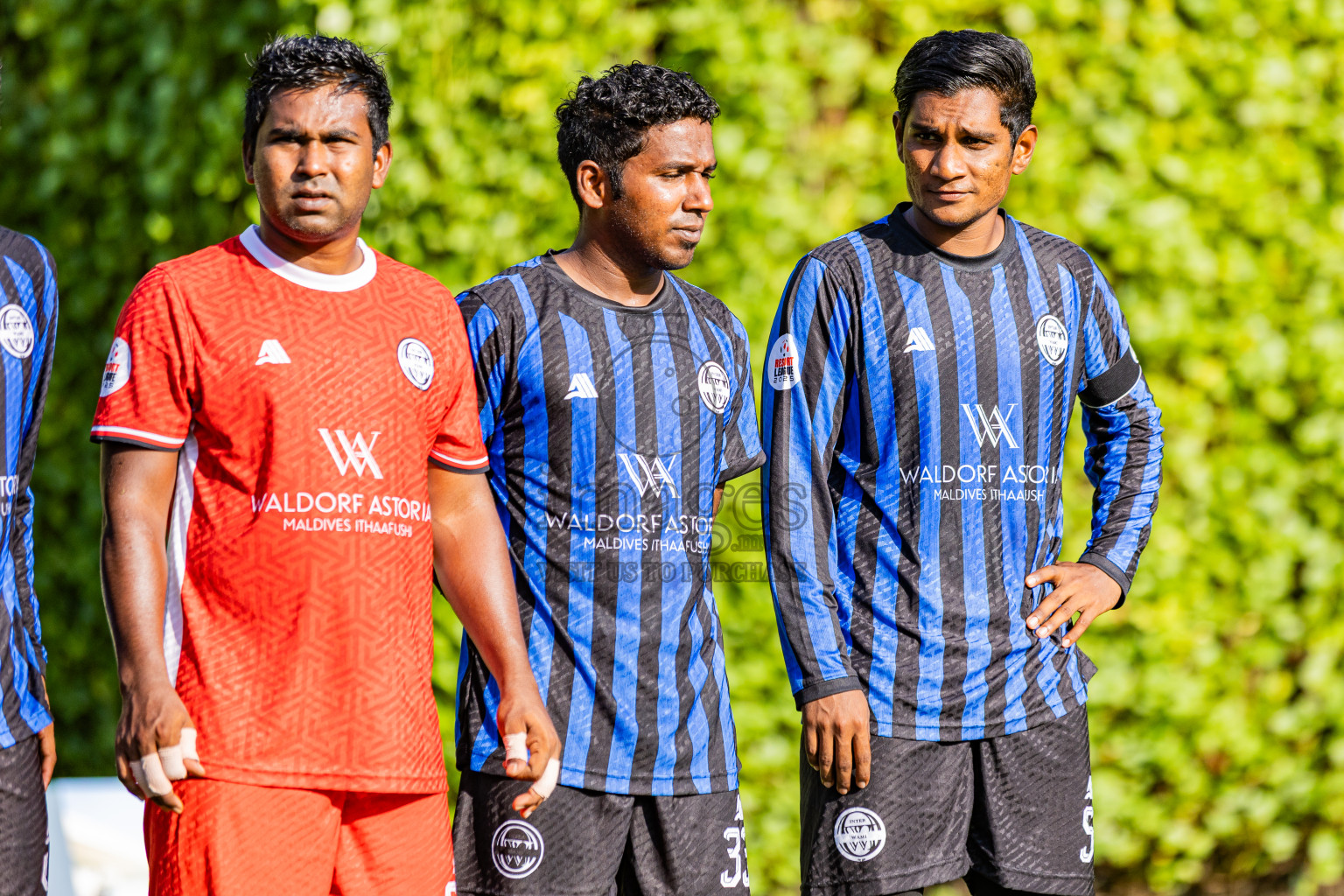 Conrad Maldives vs Waldorf Astoria in Semi Final of Resort Super League 2025 was held on Monday, 3rd November 2025 in Jumeirah Olhaheli Island Maldives, Photos: Areef Adam / images.mv