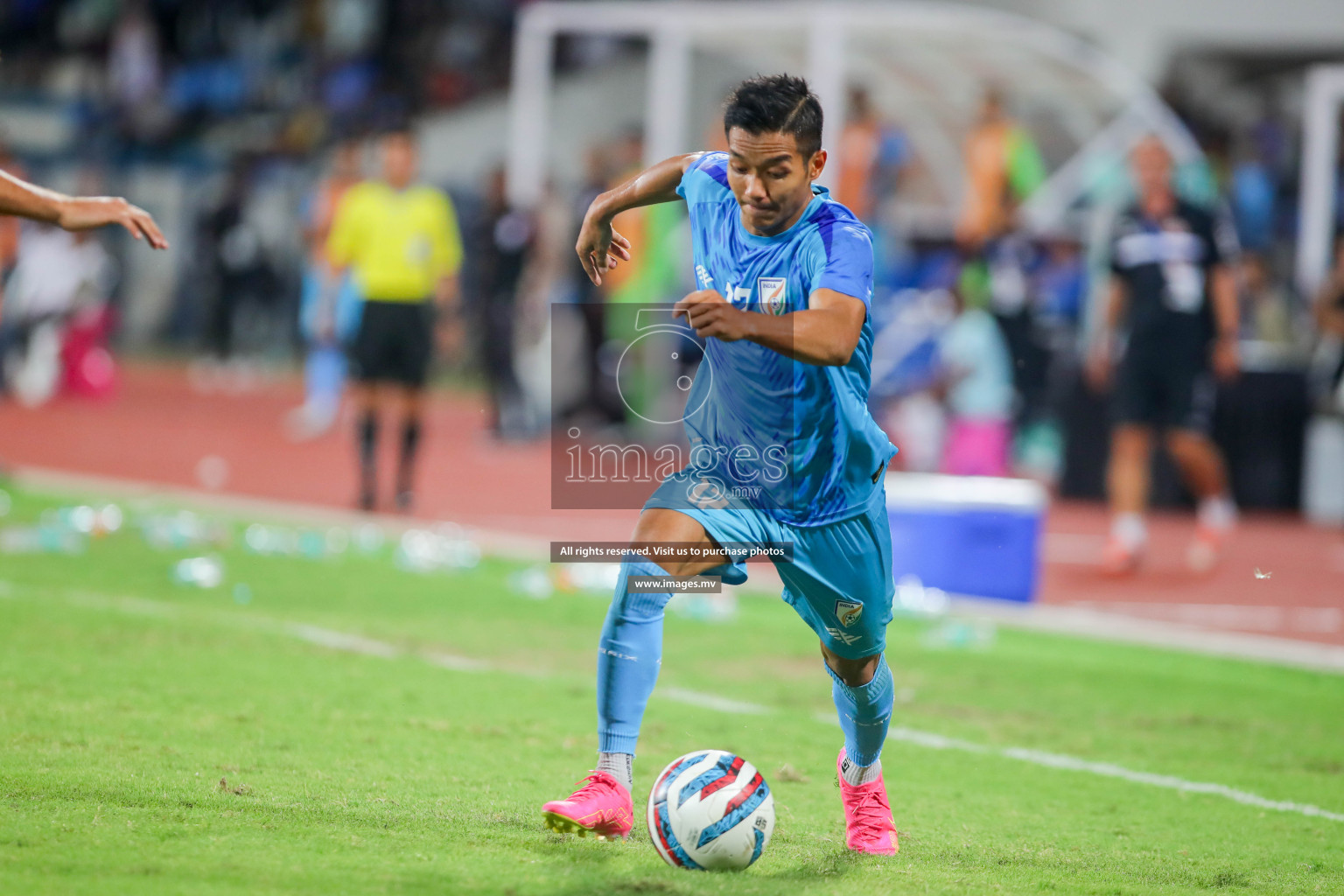 Lebanon vs India in the Semi-final of SAFF Championship 2023 held in Sree Kanteerava Stadium, Bengaluru, India, on Saturday, 1st July 2023. Photos: Hassan Simah / images.mv