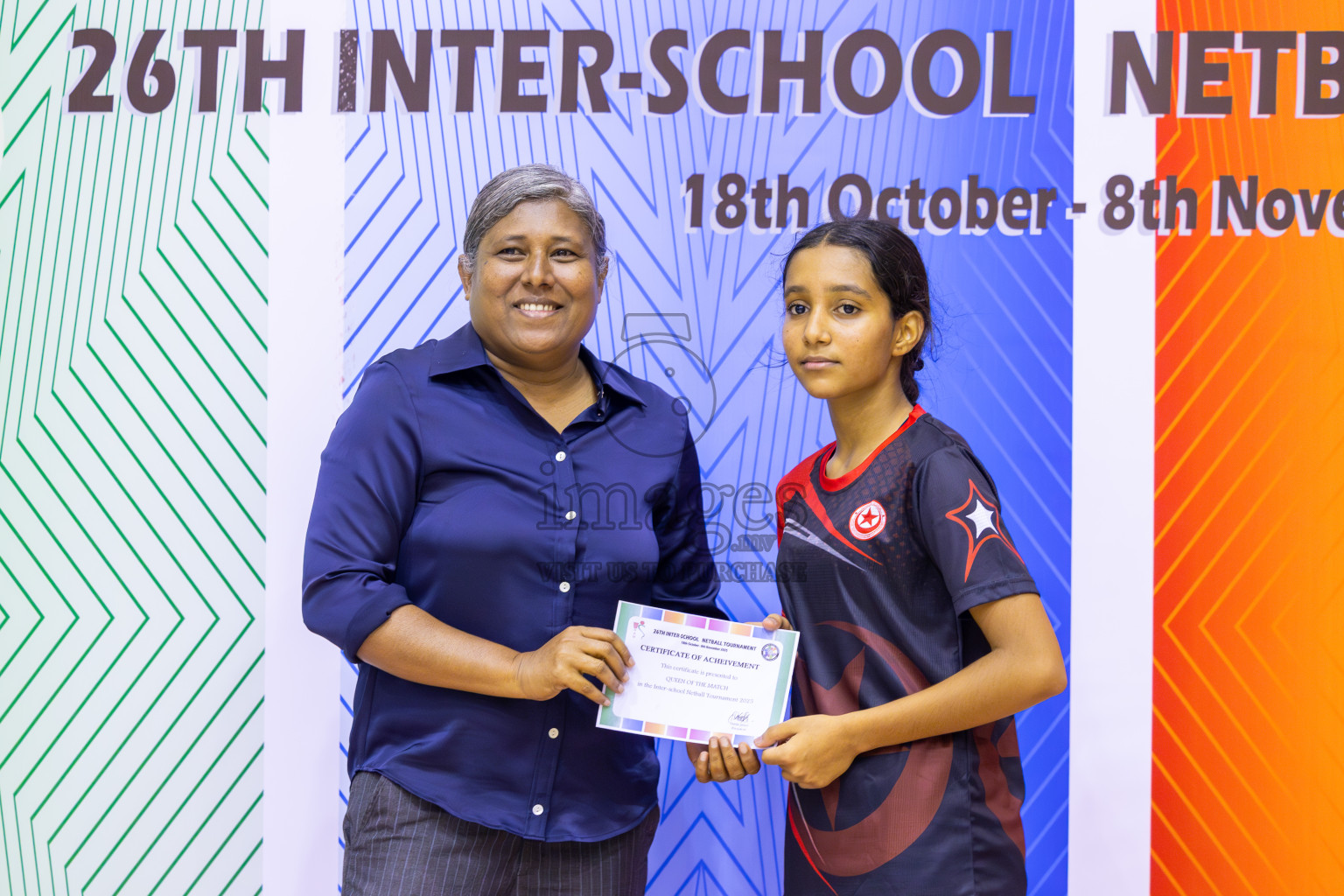 Day 5 of 26th Inter-School Netball Tournament 2025 was held in Social Center Indoor Hall on Wednesday, 22nd October 2025. Photos: Ismail Thoriq / images.mv