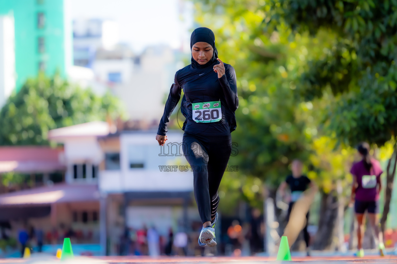 Day 1 of 12th Milo Association Championships was held in Ekuveni Track at Male', Maldives on Thursday, 24th April 2025. Photos: Nausham Waheed  / images.mv