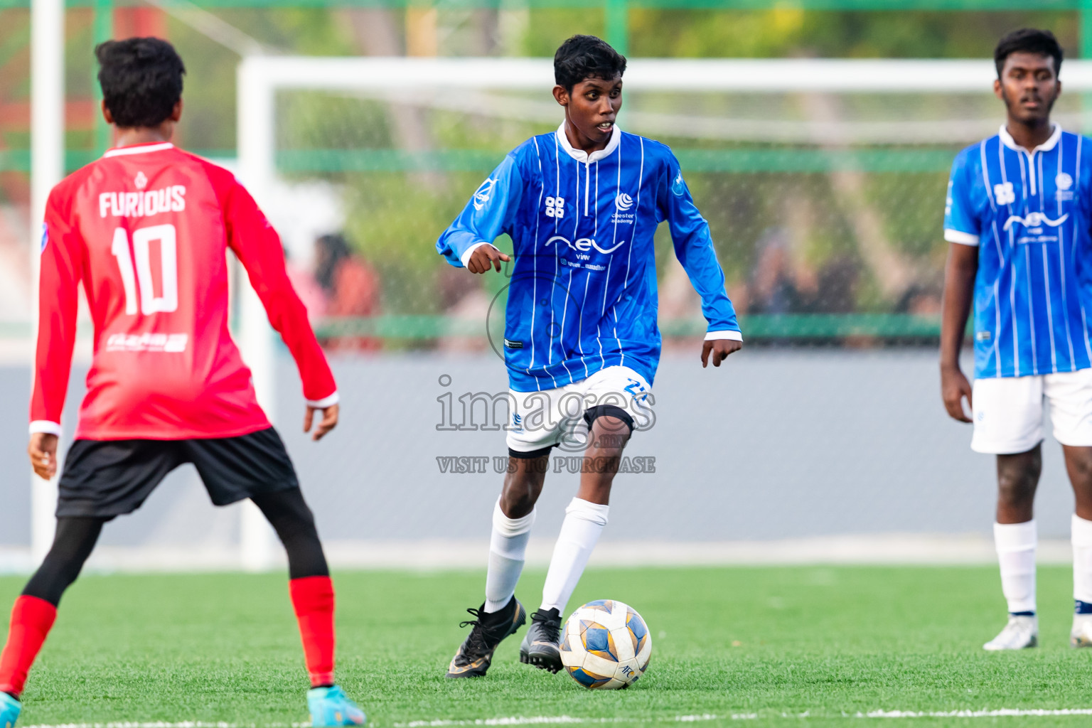 Furious FC vs Chester Academy from Manadhoo Council Cup 2024 in N Manadhoo Maldives on Thursday, 22nd February 2023. Photos: Nausham Waheed / images.mv