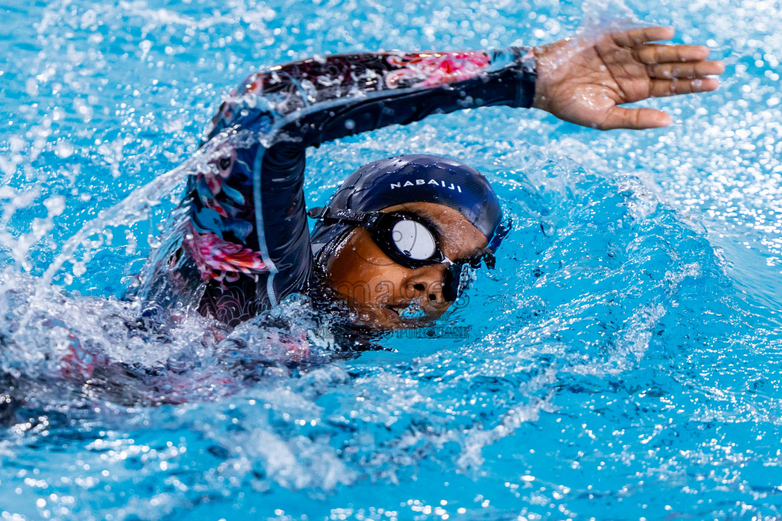 Day 3 of 20th BMLInter-school Swimming Competition 2024 held in Hulhumale', Maldives on Monday, 14th October 2024. Photos: Nausham Waheed / images.mv