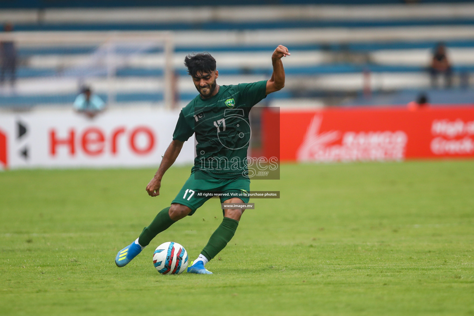 Pakistan vs Kuwait in SAFF Championship 2023 held in Sree Kanteerava Stadium, Bengaluru, India, on Saturday, 24th June 2023. Photos: Nausham Waheed, Hassan Simah / images.mv