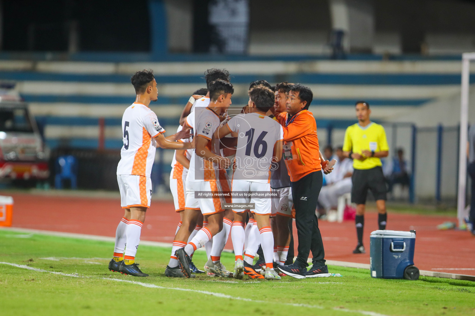 Bhutan vs Bangladesh in SAFF Championship 2023 held in Sree Kanteerava Stadium, Bengaluru, India, on Wednesday, 28th June 2023. Photos: Hassan Simah / images.mv