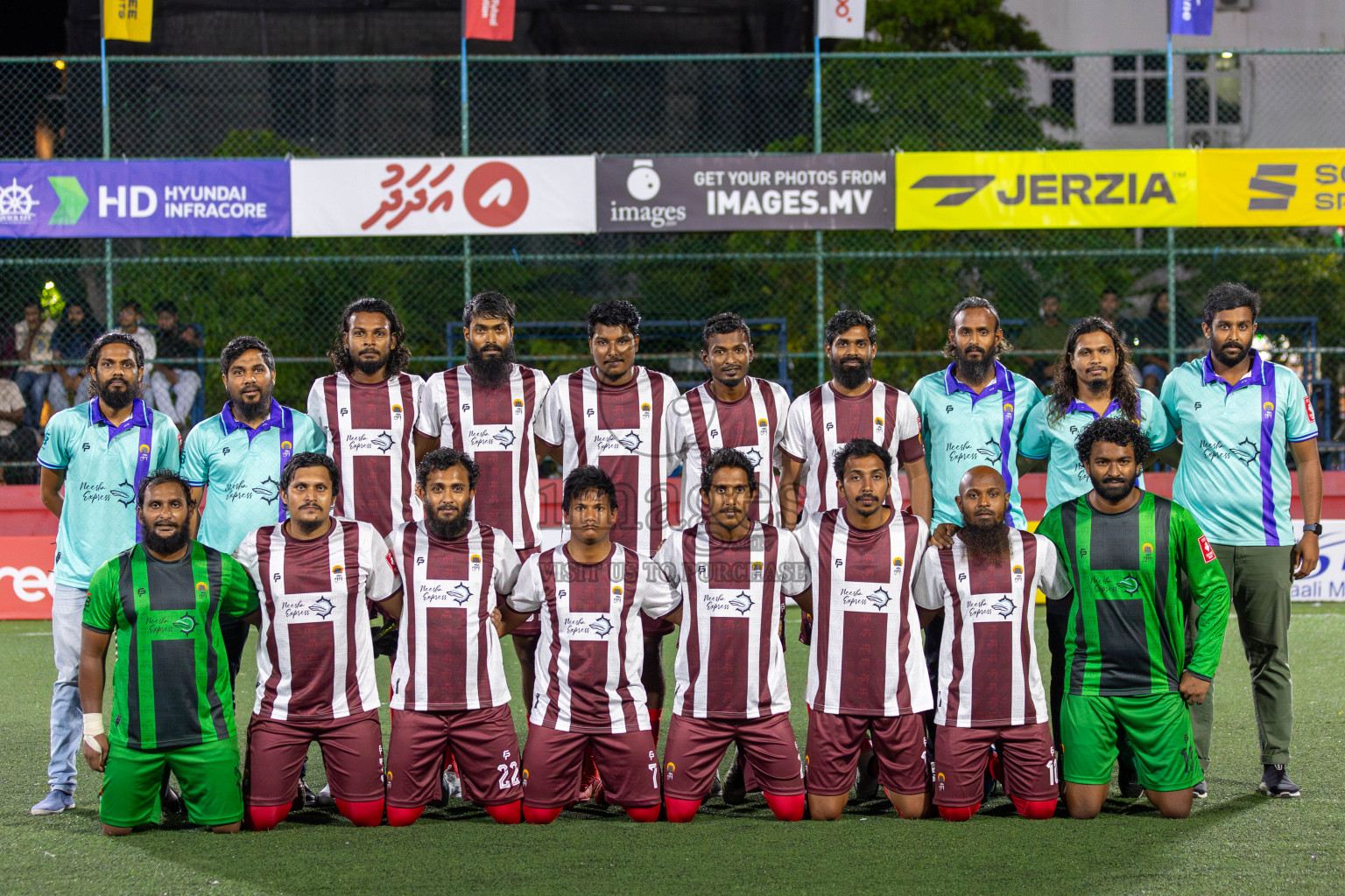 ADh Fenfushi vs ADh Dhangethi in Day 3 of Golden Futsal Challenge 2024 was held on Thursday, 18th January 2024, in Hulhumale', Maldives Photos: Mohamed Mahfooz Moosa / images.mv