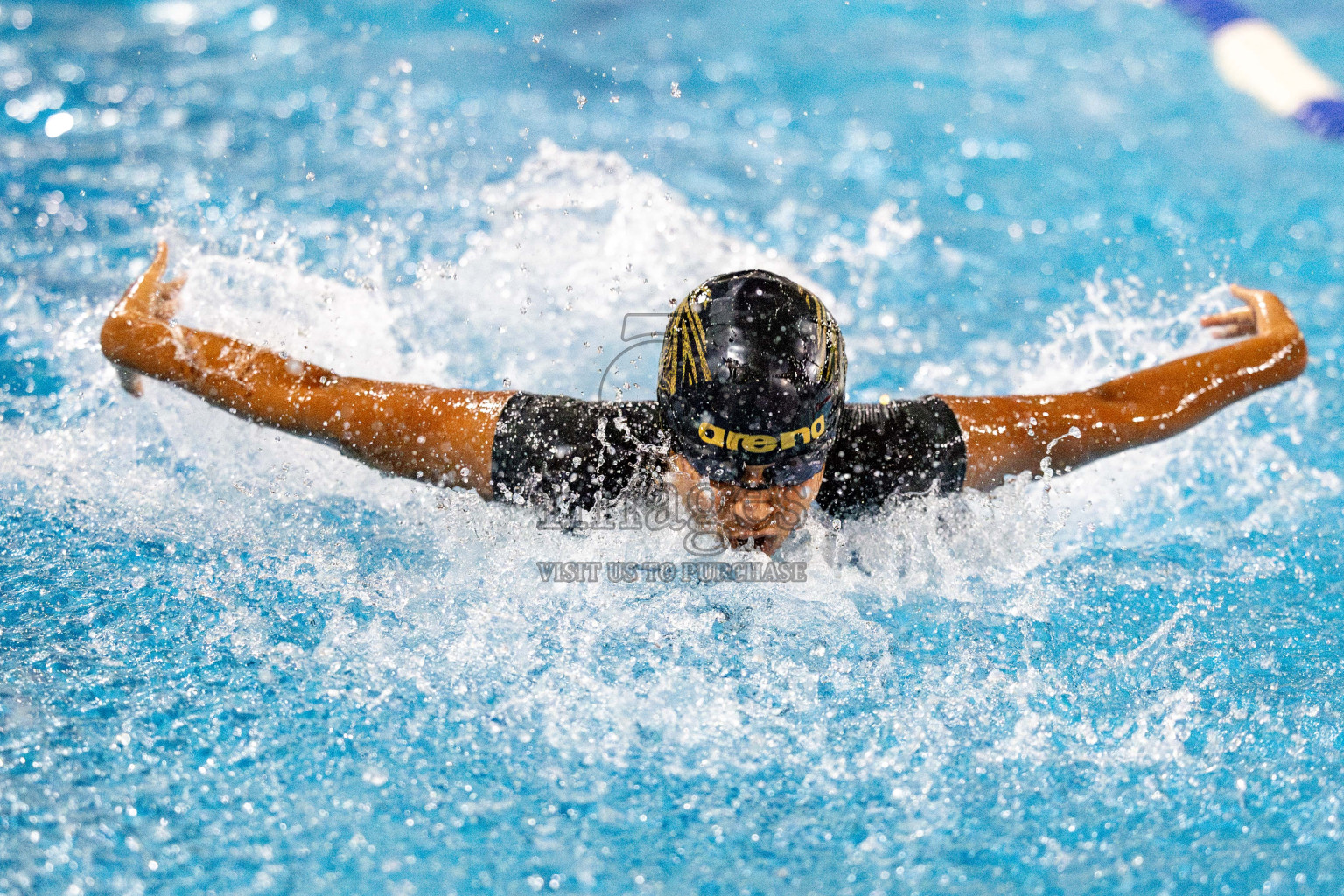 Day 5 of National Swimming Competition 2024 held in Hulhumale', Maldives on Tuesday, 17th December 2024. Photos: Hassan Simah / images.mv